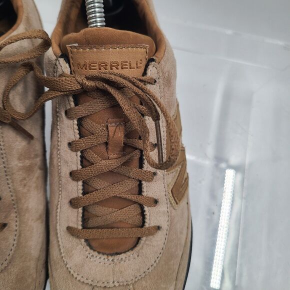 Merrell Sprint Blast Moth/ Brown Men's Suede Leather Shoes Trainers US SZ 9 - Picture 6 of 11